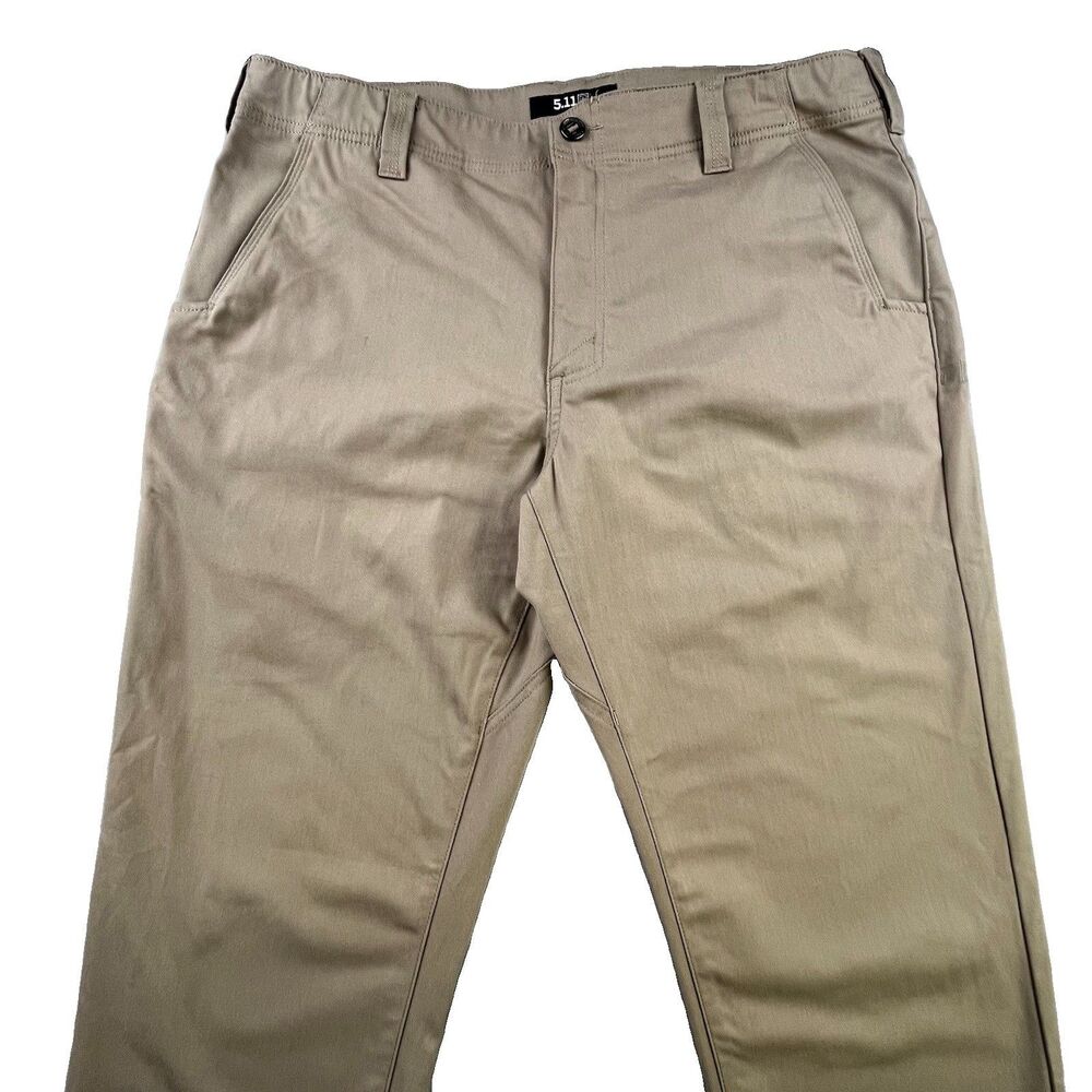 511 Tactical Edge Chino Pants 2.0 Mens 36x32 Tan Khaki Side Cargo Utility